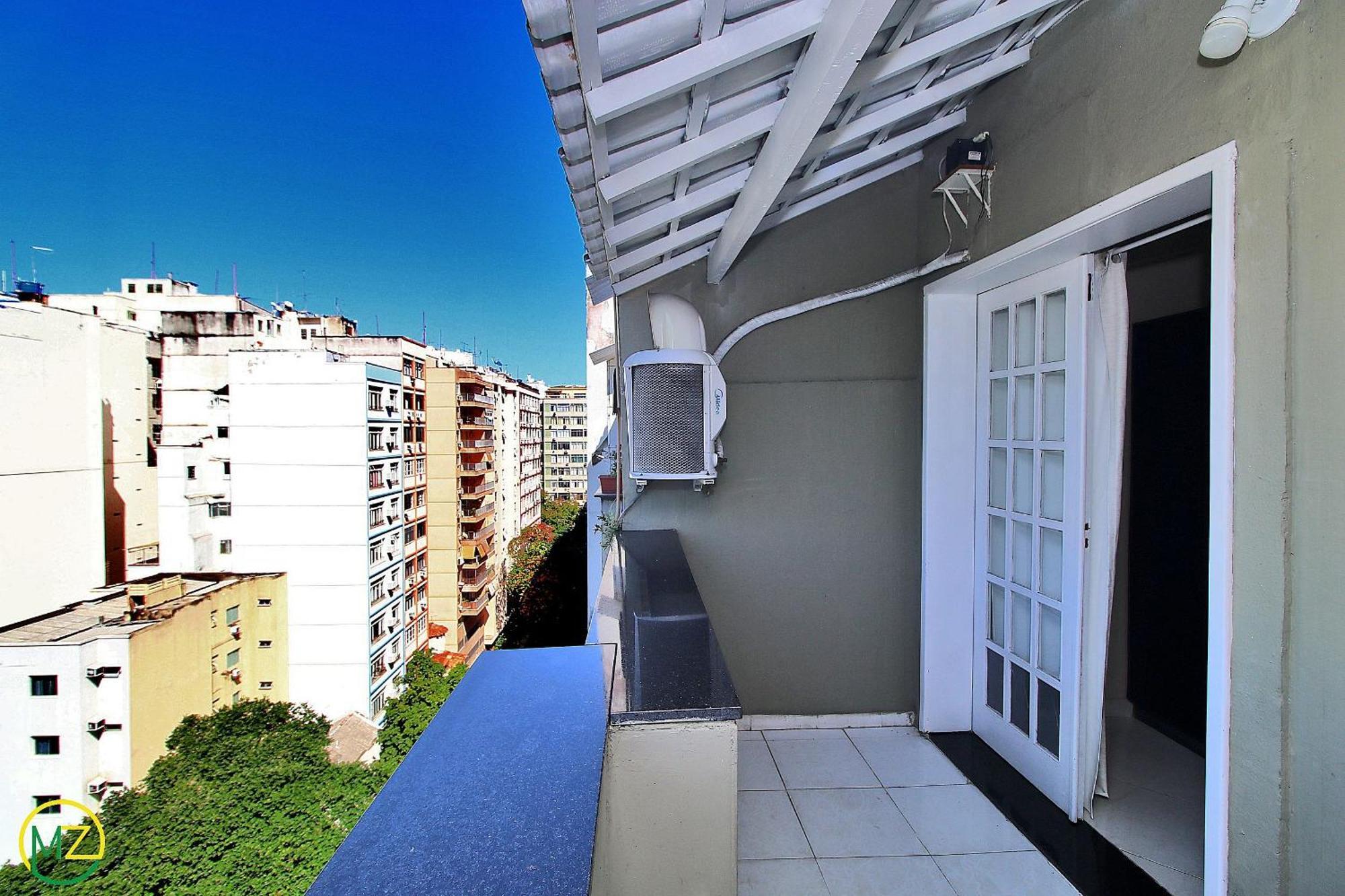 Studio Com Pequena Varanda Em Copacabana 리오데자네이루 외부 사진