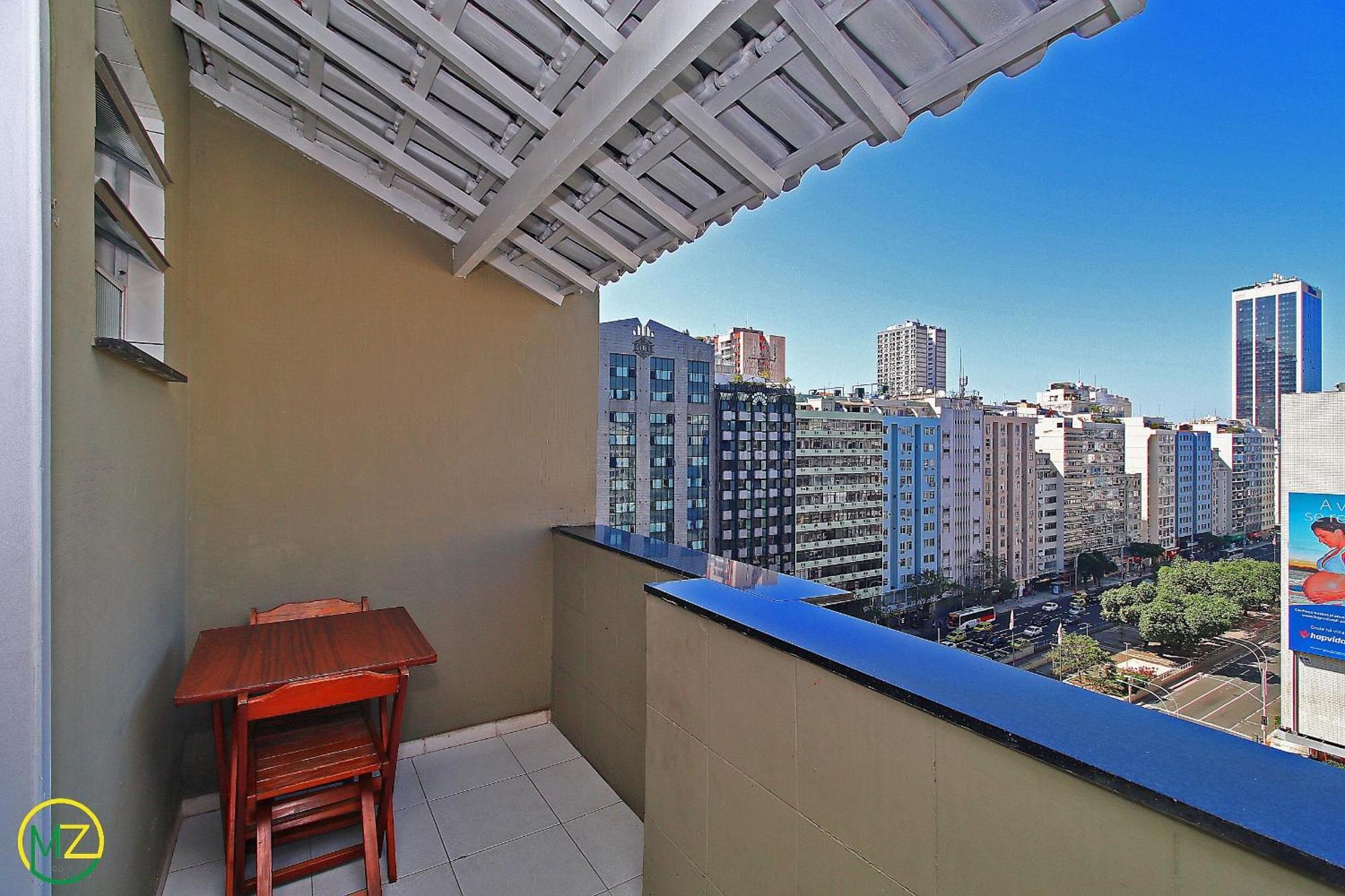 Studio Com Pequena Varanda Em Copacabana 리오데자네이루 외부 사진